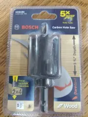 BOSCH CARBON HOLE SAW HCD150 5X TURBO TEETH 1.5" DAREDEVIL FOR WOOD 1 3/4" DEPTH