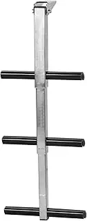 3 Step Boat Ladder, Heavy Duty Telescoping Stainless Steel Dive Boarding Laddes with Non Slip Treads Portable Multi Use Folding Dock Ladder for Yacht Pontoon Swimming Pool