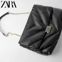 在飛比找蝦皮商城精選優惠-Zara24新款女包單肩包大容量鏈條包za999999-02