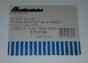 Sharp Black Correctable Ribbon ZX 400 Lift Off Tape 5/16" x 280 yds Lot of 5