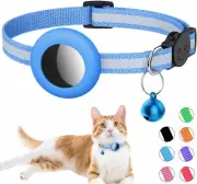 Airtag Cat Collar, Reflective Airtag Cat Collar with Bell Andprefect Size Waterp