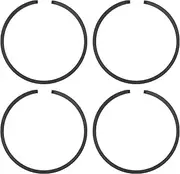 uxcell 4-Pack Piston Ring Set 30.5mm x 1.5mm Standard Piston Ring Piston Rings Electric Saw Replaces for Chainsaw Replacement Parts [Black]