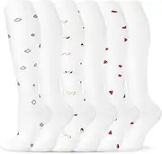 [Hi Clasmix] Graduated Medical Compression Socks for Women&Men 20-30mmhg Knee High Sock