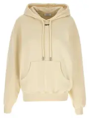 [Off-White] Off-White-Cloud Arrow Felpe Bianco-Donna S White