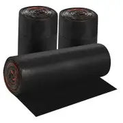 3Rolls Drawstring Small Trash Bags,4 Gallon Thicken Drawstring 60 Count Black