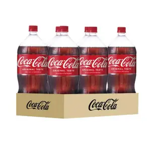 【Coca-Cola 可口可樂】寶特瓶2000mlx2箱(共12入)