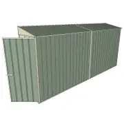 Build-a-Shed 0.8 x 4.5 x 2m Hinged Door Tunnel Shed - Green