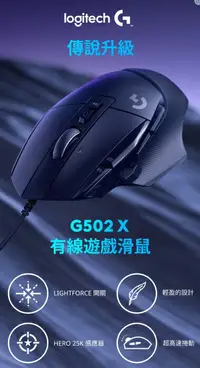 在飛比找樂天市場購物網優惠-強強滾優選~羅技G G502 X 高效能電競滑鼠