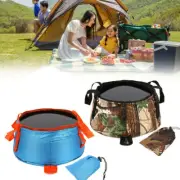 Outdoor Collapsible Water Basin Bag Portable Travel Camping Water Container