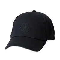 在飛比找momo購物網優惠-【MONCLER】新款 品牌 LOGO 棒球帽(黑色)
