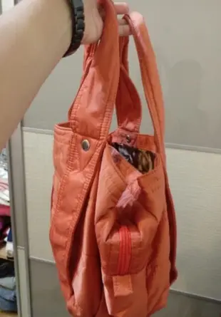 二手 日本專櫃 Caution Macaronic Style 輕量 媽媽包 空氣包 提袋 小號 S號 迷你托特包