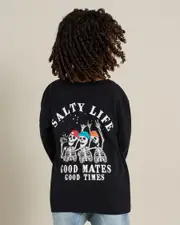 [Salty Life] Salty Life Toddlers' Matey Long Sleeve T-Shirt in Black 0 Black