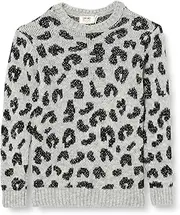 [Koton] Girls's Animal Printed Sweater Crew Neck Pullover