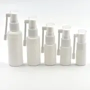 20 Pcs Plastic Empty Oral Spray Bottles 10ml 15ml 20ml 30ml 50ml Pump Sprayer Cap White