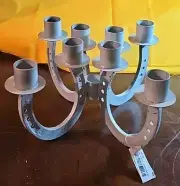 horse shoe candle holder