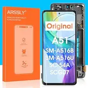 Original for Samsung Galaxy A51 5G LCD Screen Replacement - for Samsung A51 5G LCD Display Digitizer SM-A516F A516N A516B A516U Touch Screen Glass Assembly Kits (Black with Frame)