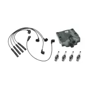 NGK Spark Plugs Coil + Bosch Leads Kit for Toyota Hilux RN85R RN90R RN105R 91-97