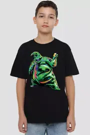 The Nightmare Before Christmas Painted Oogie Boogie Kids T-Shirt Black