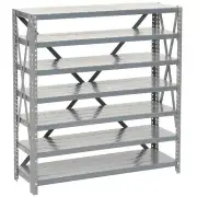 Global Industrial Open Steel Shelving 7 Shelves No Bin - 36x12x39