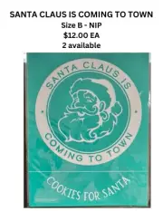 Chalk Couture Santa Claus Is Coming To Town-Size B-NIP