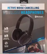 Active Noise Cancelling Wireless Headphones Elite Series/Bluetooth 14/18 hrs