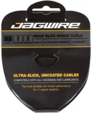 Jagwire Elite Ultra-Slick Brake Cable 1.5x2000mm Polished Slick Stainless Campag