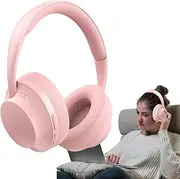 Wireless Headphones - Wireless Over Ear Headphones - Over Ear Plug-in Card Headwear for Game Music Studio Teens Women Youth Kids Men