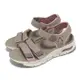 Skechers 涼鞋 Arch Fit-Fresh Bloom 女鞋 棕 粉 魔鬼氈 支撐 涼拖鞋 休閒鞋 119305TPPK