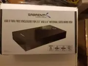 Sabrent EC-KSL3 USB 3.0 Enclosure for 2.5” and 3.5” Internal SATA Hard Drives