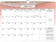 2025 Calendar, January 2025 - June 2026, 18-Month Calendar 2025-2026 with Blank Blocks for Family Scheduling, Wall Mount