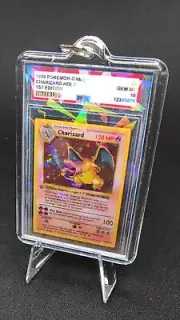 Pokemon Keychain - Charizard - Base Set (Shadowless) - 1st Edition