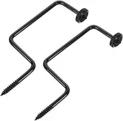 FOYTOKI 2Pcs Heavy Duty Camera Hanger Bracket Outdoor Hook for Trail Cameras Speakers and Lighting Fixtures Durable Mount for Wildlife Enthusiasts