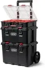 Stack-N-Roll Modular Tools Organizer for Garage Storage and DIY, 3 Piece Resin R