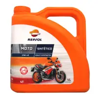 在飛比找Yahoo!奇摩拍賣優惠-【易油網】【缺貨】REPSOL 10W40 MOTO Sin