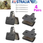 4 Pairs Bicycle Resin Disc Brake Pads For Shimano M375 M395 M446 Tektro Auriga