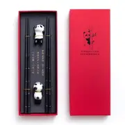 HauSun 2 Pairs Chopsticks and Chopstick Rest Gift Set- Dishwasher Safe Reusab...