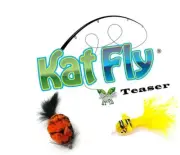 Cat Toy Wand Refill - Mouse and clownfish Kat Fly® Teaser Set