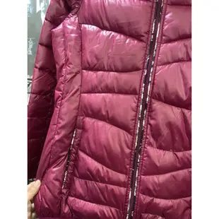 BIG TRAIN 專櫃品牌 近全新 紫紅色 波浪🌊壓紋 防風 鋪棉 保暖外套🧥S