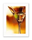 FOOD DRINK MARTINI OLIVE COCKTAIL GLASS Canvas art Prints