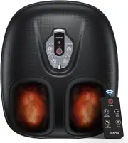 RENPHO Foot Massager w/ Heat, 2025 Upgraded, Wireless Control, FSA/HSA Eligible