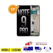 Xiaomi Redmi Note 9 Pro LCD and Digitizer Touch Screen Assembly with Frame BLUE