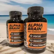 120 Capsules Onnit Alpha Brain Support Memory Focus (Two bottles of 60) Exp 2026