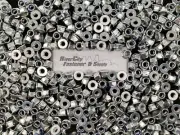 (5) M10-1.5 or 10mm Metric Hex Flange Stop Lock Nut / Nylon Insert DIN 6926