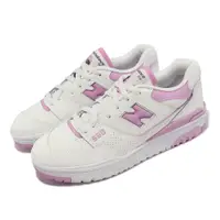 在飛比找PChome24h購物優惠-New Balance 紐巴倫 休閒鞋 550 女鞋 白 粉