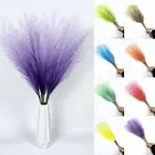 Home Decor Fluffy Pampas Grass 10PCS/55cm Fake Plant Reed Home