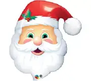 XL 31" Santa Claus Christmas Mylar Foil Balloon Super Shape Party Decoration