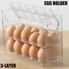 Egg Holder Egg Tray Egg Rack Egg Fresh Storage Box Fridge Eggs Storage Container