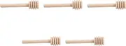 Binxind 250 Pack of Mini 3 Inch Wood Honey Dipper Sticks, Individually Wrapped, Server for Honey Jar Dispenser Drizzled Honey