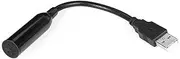 LIFKICH Mini USB Microphone Portable Noise Cancelling USB Mic for PC Laptop Desktop Flexible Neck for Angle Positioning High Sensitivity Functionality Black