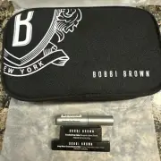 BOBBI BROWN COSMETIC BAG With Shadow Stick Lip Color And Smoky Mascara NWT WOW!